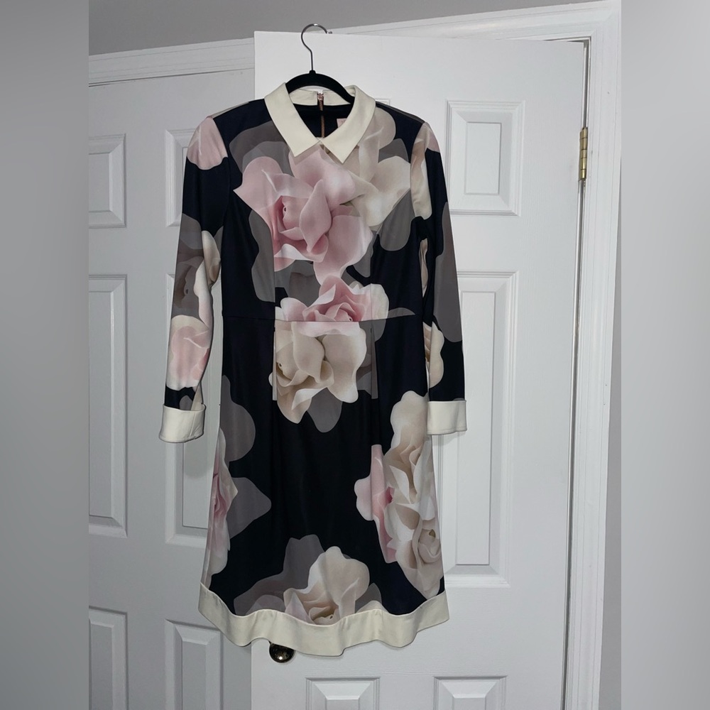 Ted Baker Women Long Sleeve Floral Dress